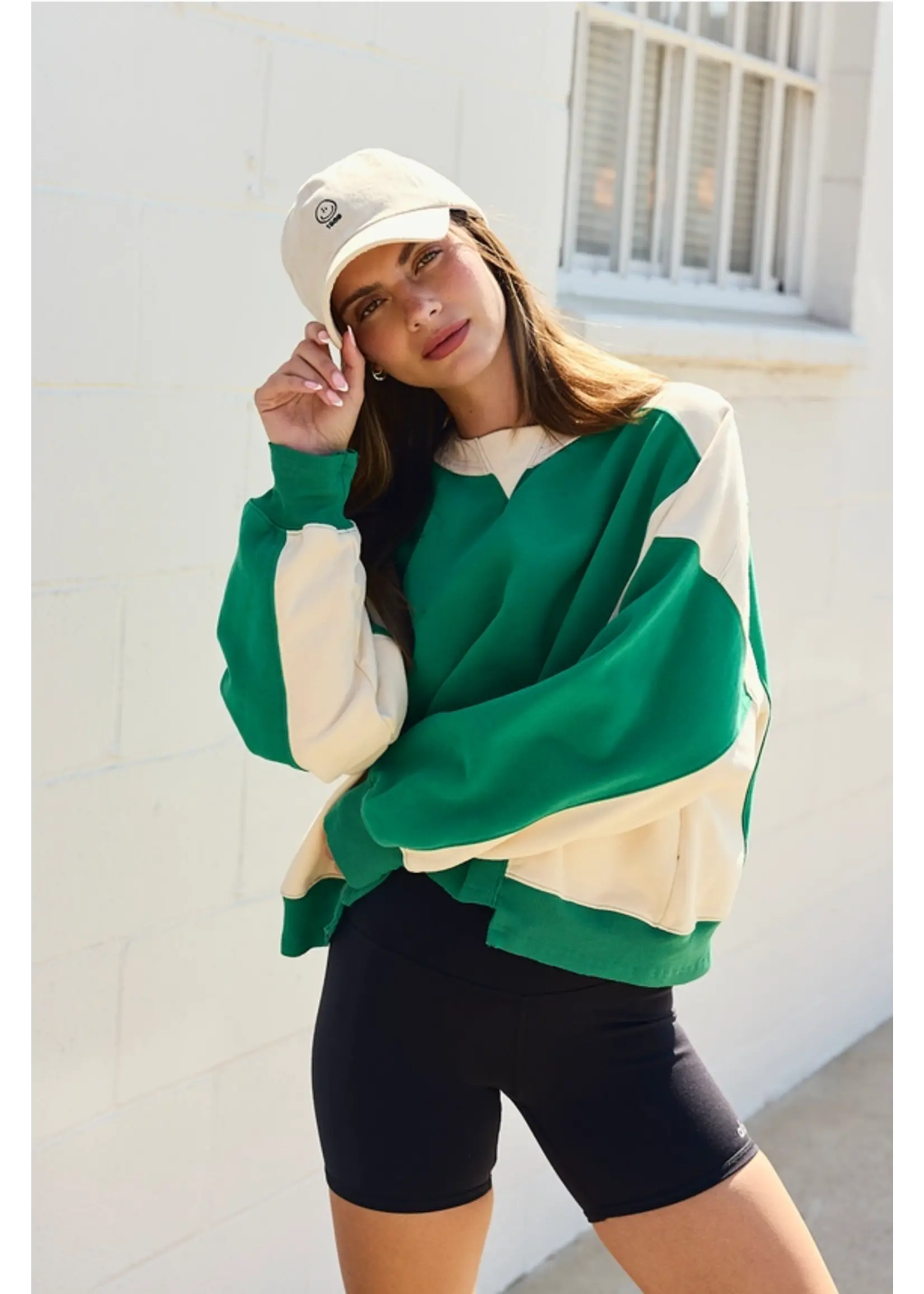 Olivia Contrast Pullover