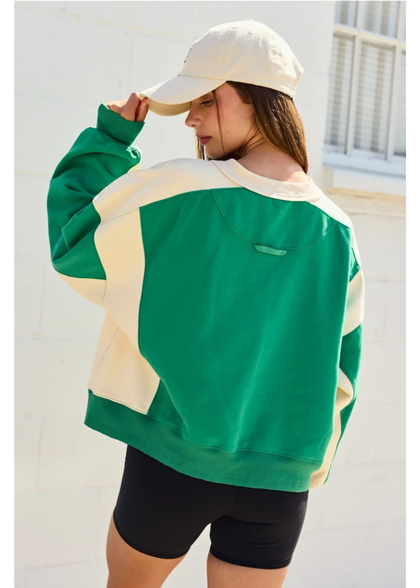 Olivia Contrast Pullover