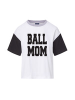 Ball Mom Colorblock Boyfriend Tee