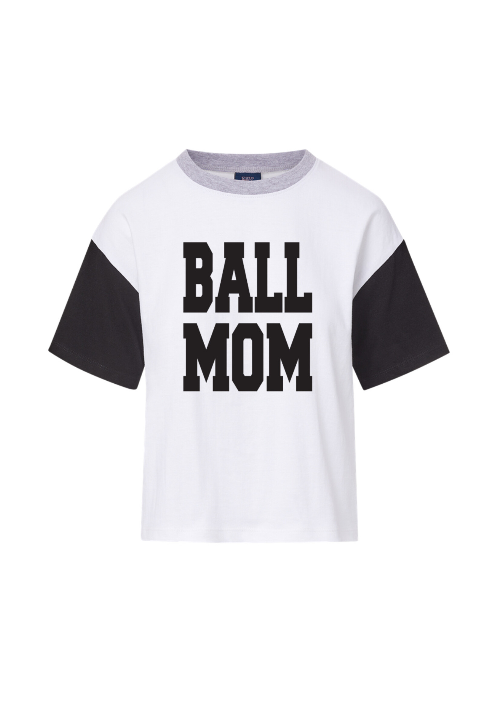 Ball Mom Colorblock Boyfriend Tee