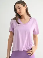 Prima Cotton Blend V-Neck Tee