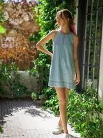 Sleeveless A Line Dress