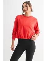 Mineral Cloud Bubble Hem Pullover