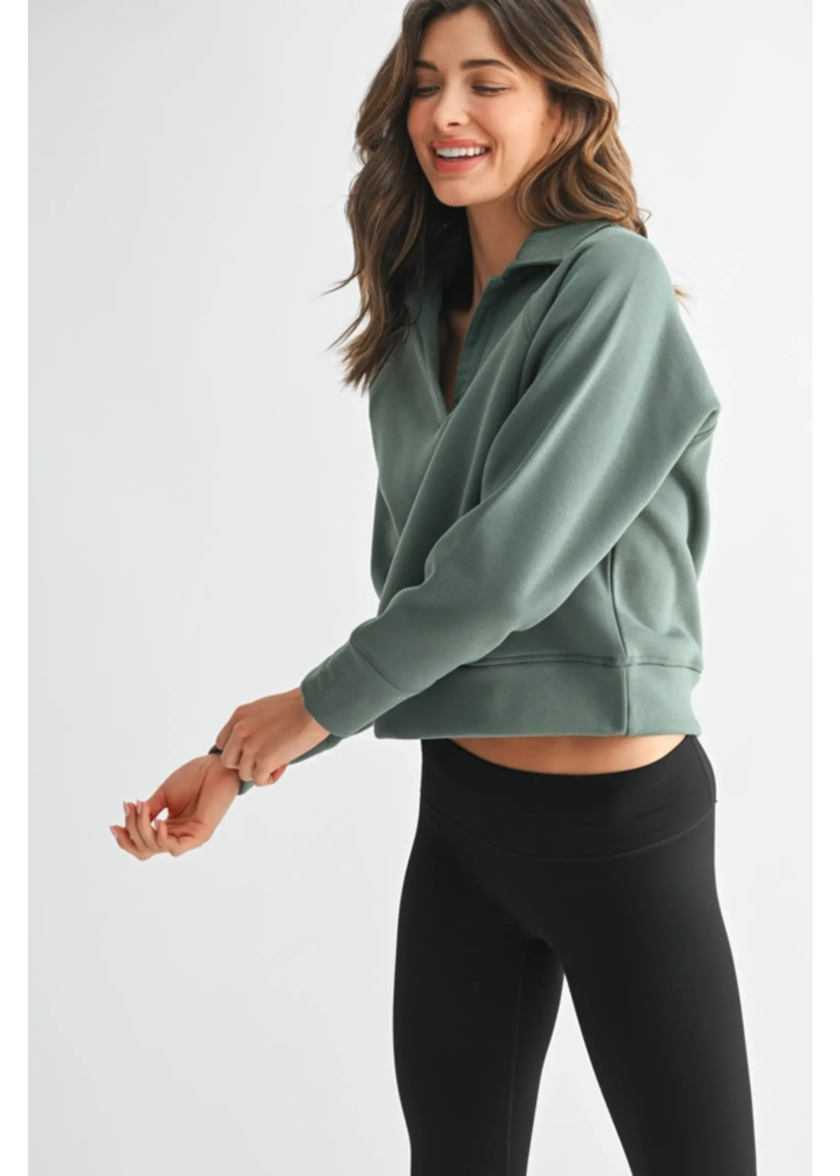 Tundra Thermal Collared V-Neck Sweater