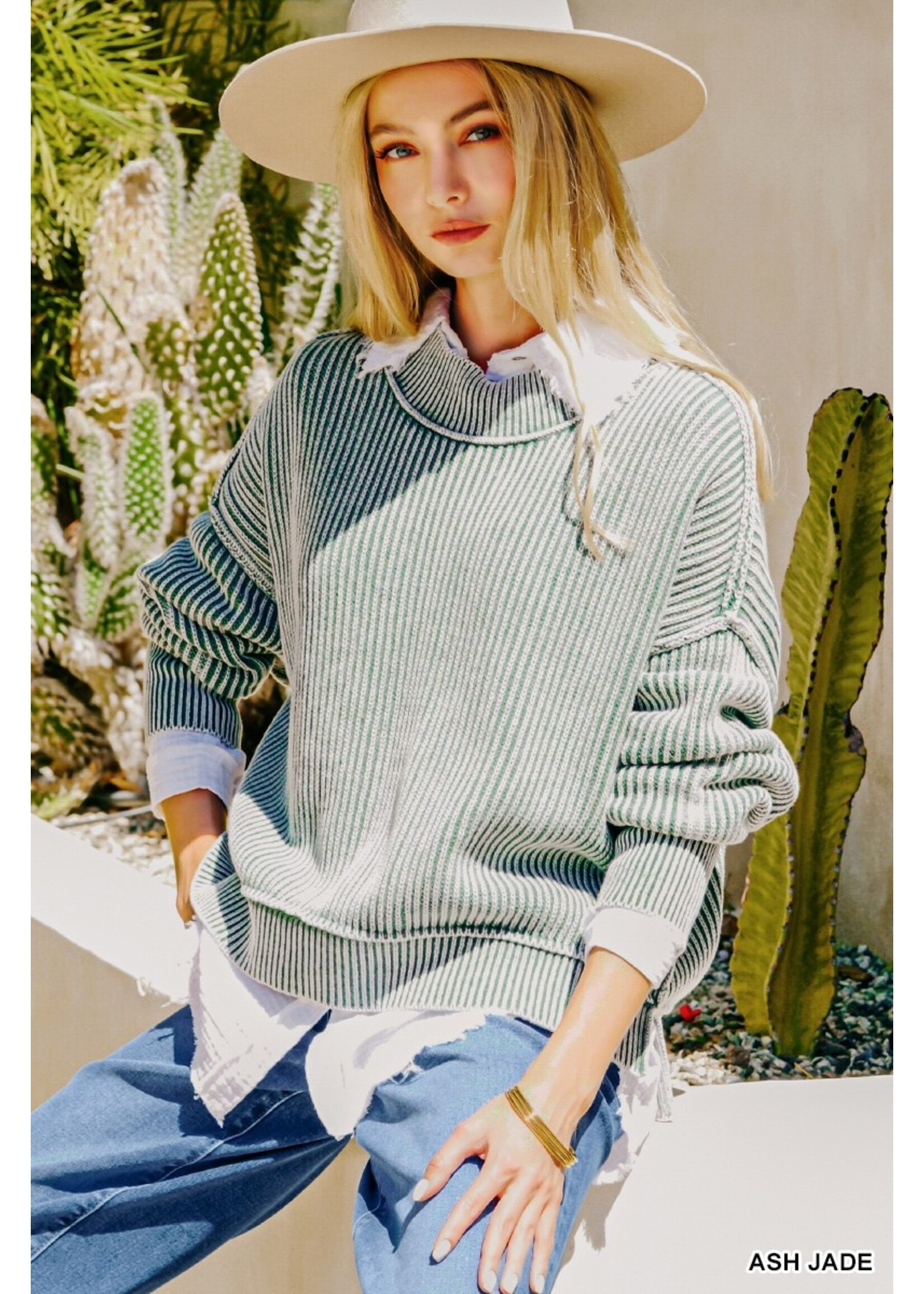 Oversized Cropped Sweater