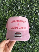 Champagne & Candy Canes Foam Trucker