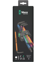 Wera 950/9 Hex-Plus Multicolour Long Arm L-Key Set Metric