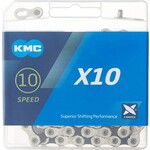 KMC X10 Silver / Black 10-Speed Chain