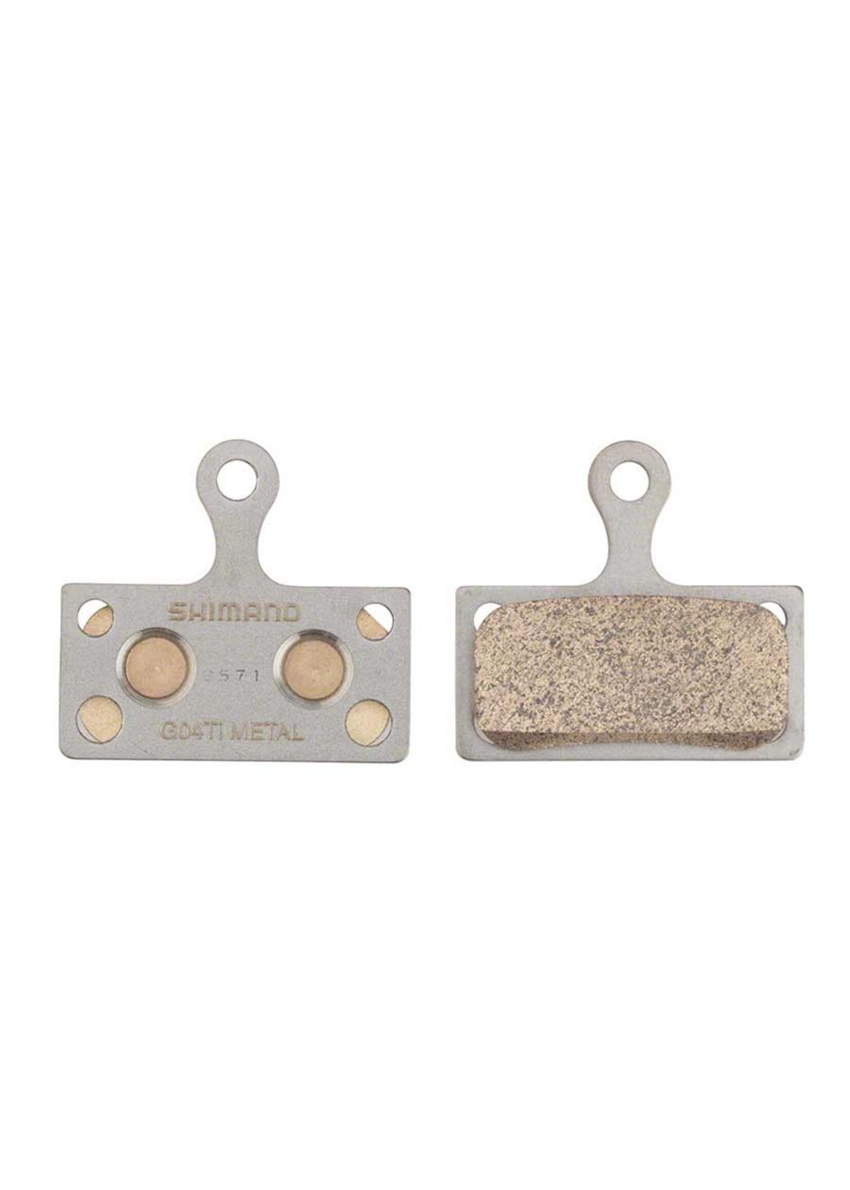 Shimano G04TI, Disc brake pads, Metal
