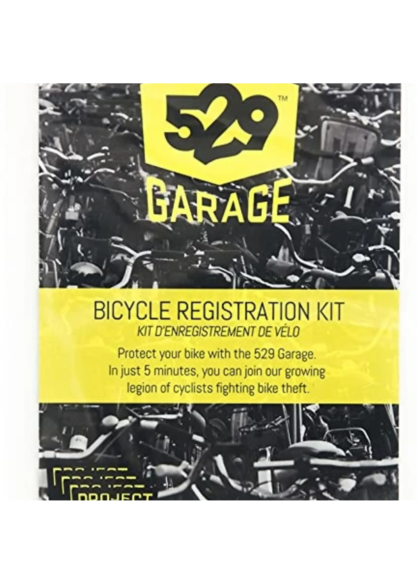 Garage 529 Registration Shield Kit of four
