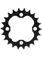 Shimano Y1LD22000, 22T, 9sp, BCD: 64mm, 4 Bolt, Deore FC-M590, Inner Chainring, For 22/32/44, Steel, Black