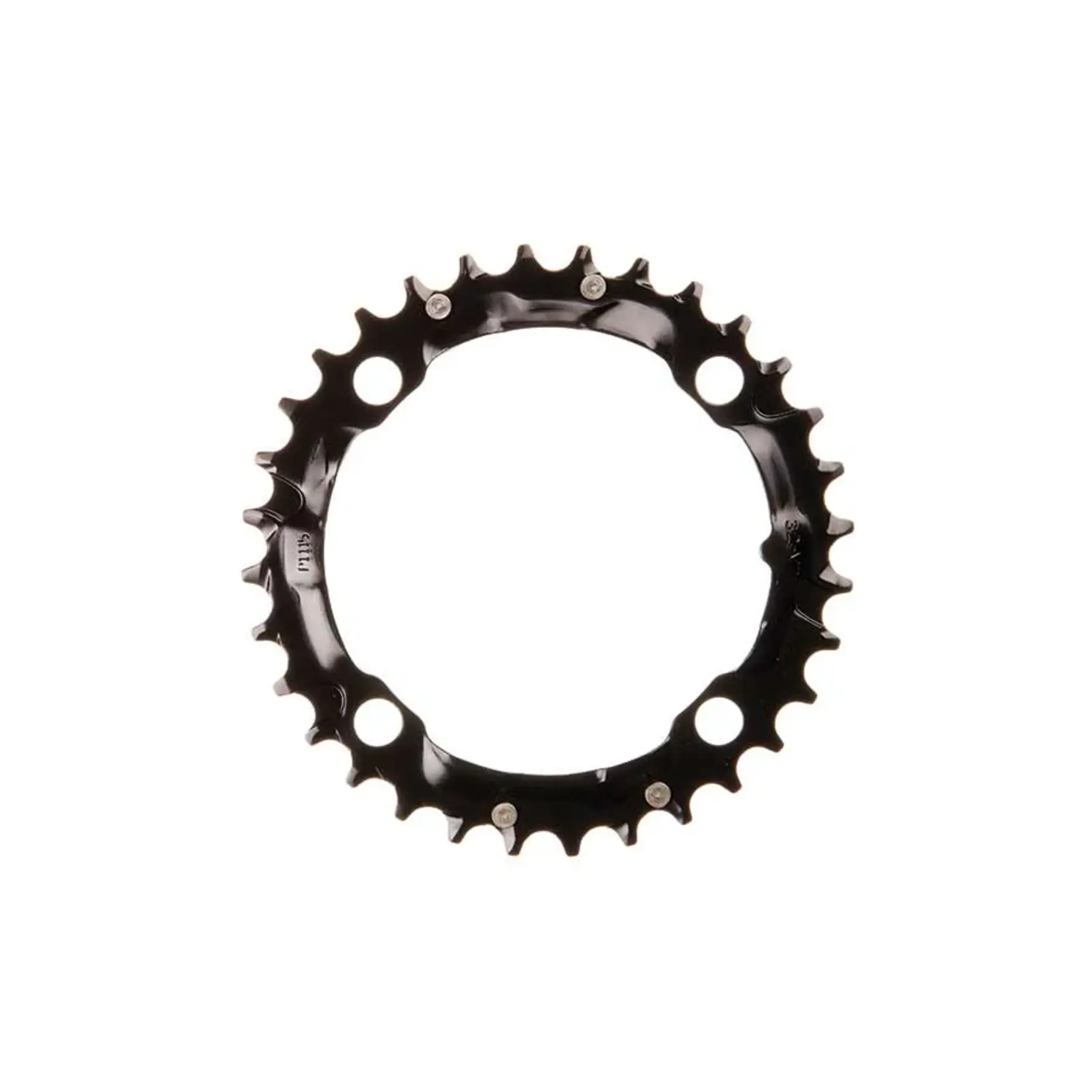 32T, 9 sp, BCD 104mm, 4-Bolt, Middle Chainring, For MTB triple, Steel, Black, 11.6215.063.000