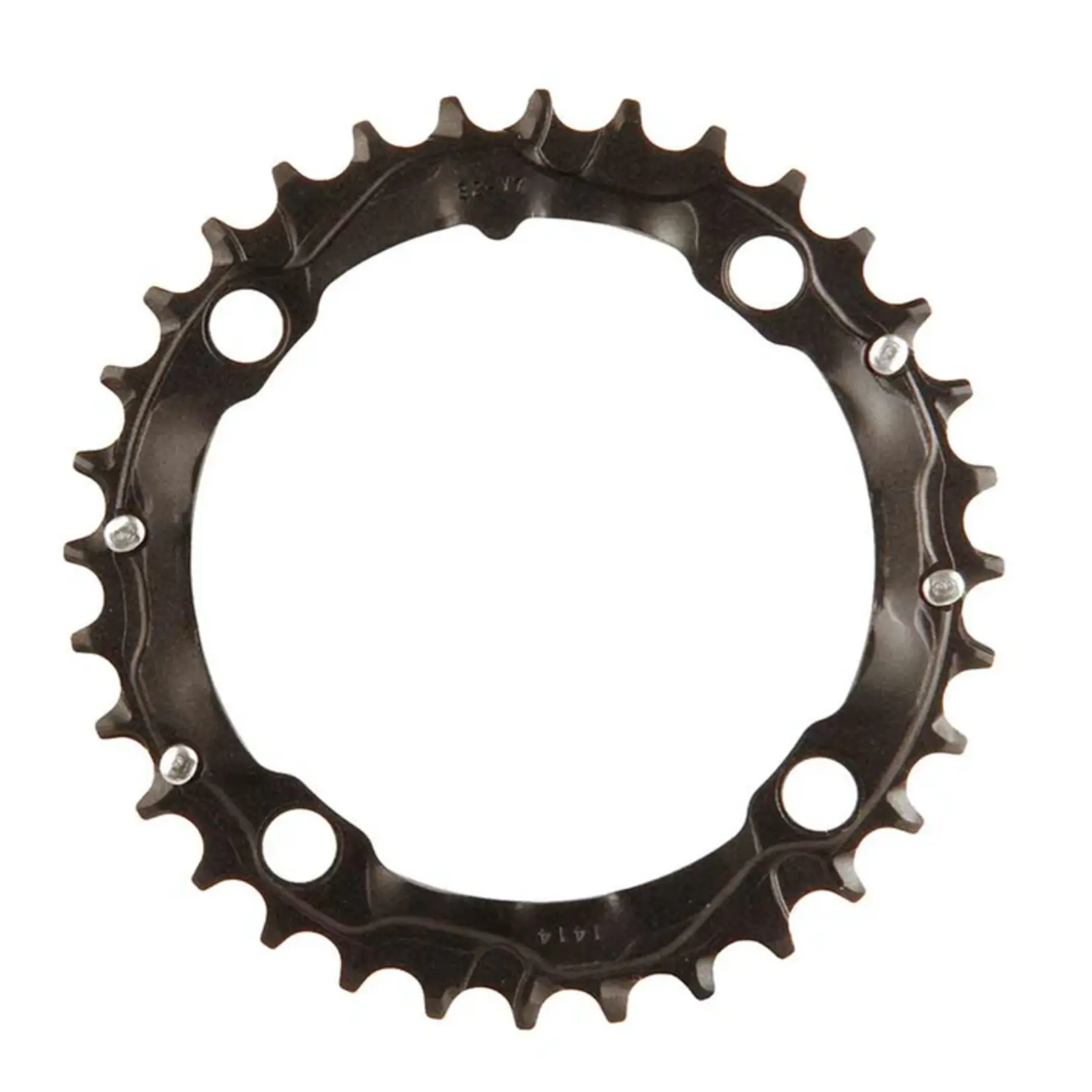 32T, 9 sp, BCD 104mm, 4-Bolt, Middle Chainring, For MTB triple, Aluminum, Grey, 11.6215.129.000