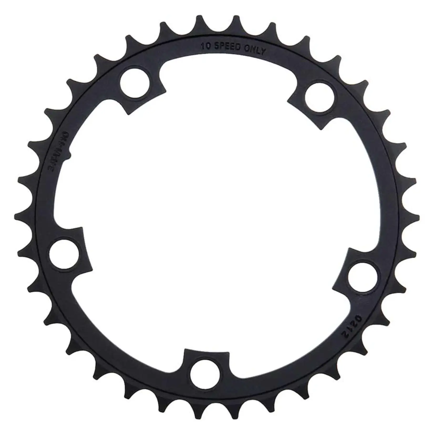 SRAM 34T, 10 sp, BCD 110mm, 5-Bolt, Inner Chainring, For 34/50, Aluminum, Black, 11.6215.197.020