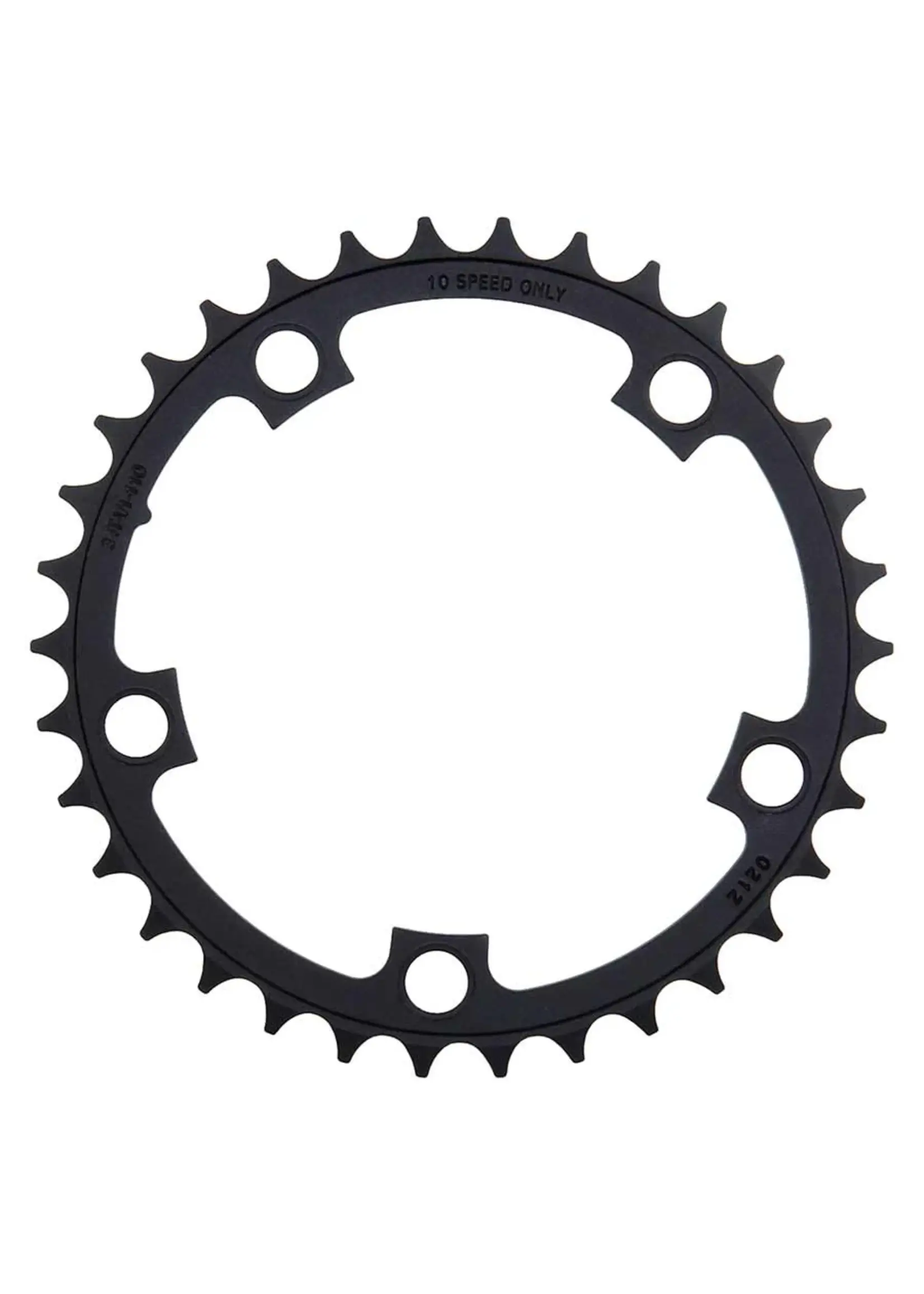 SRAM 34T, 10 sp, BCD 110mm, 5-Bolt, Inner Chainring, For 34/50, Aluminum, Black, 11.6215.197.020