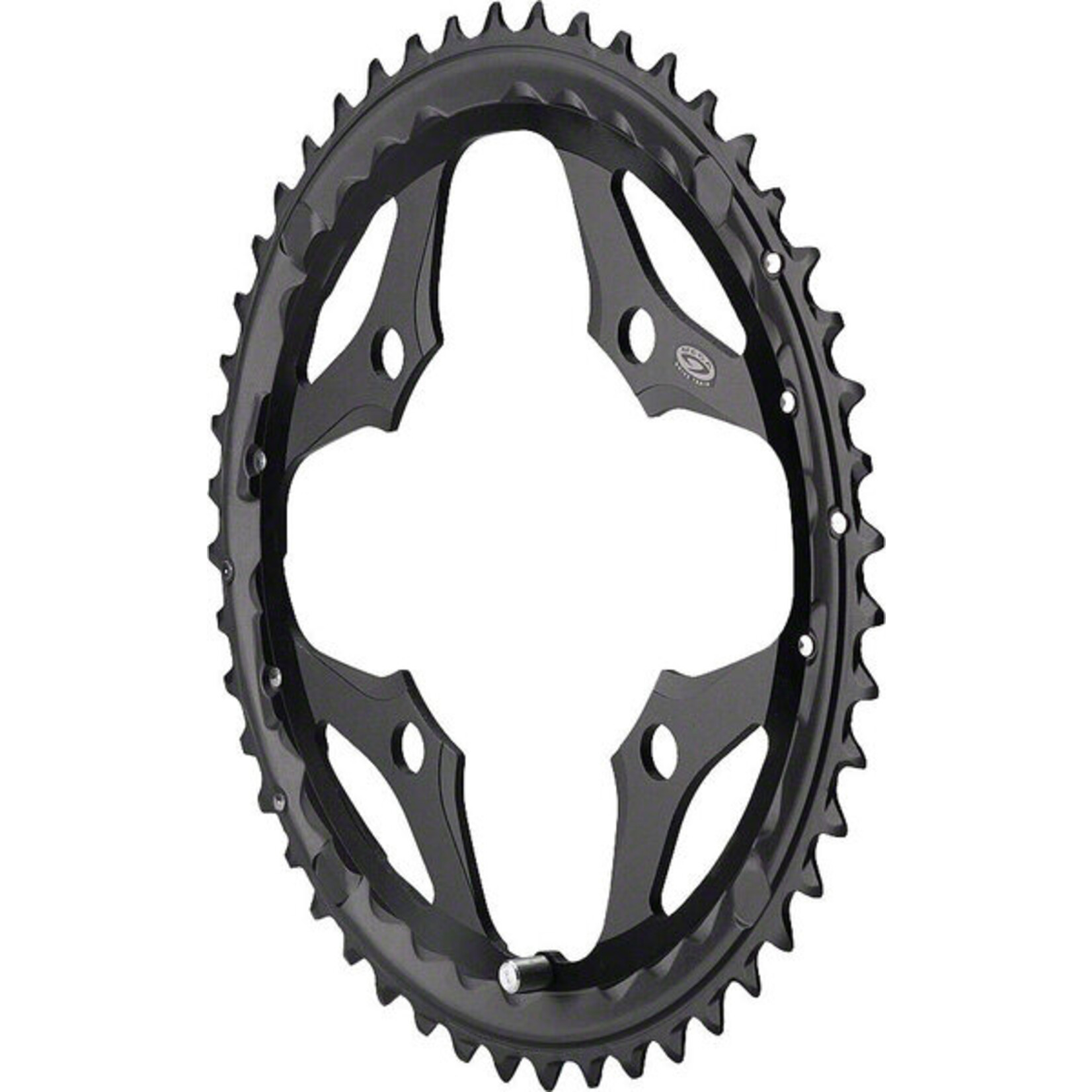 Shimano 48T4 Bolt, SLX FC-M660, Outer  Chainring, For 26/36/48, Aluminum,  Black