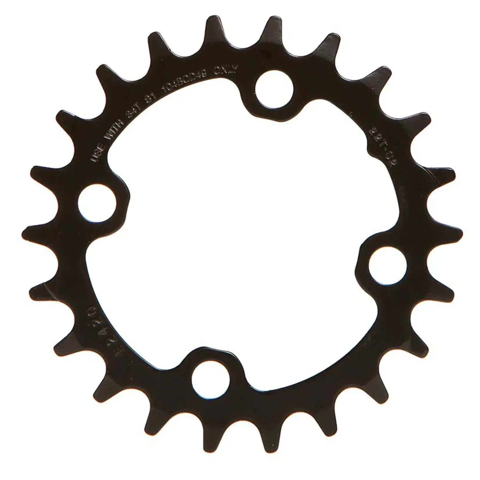 SRAM 22T Chainring, 10sp, BCD: 64, Steel, Black