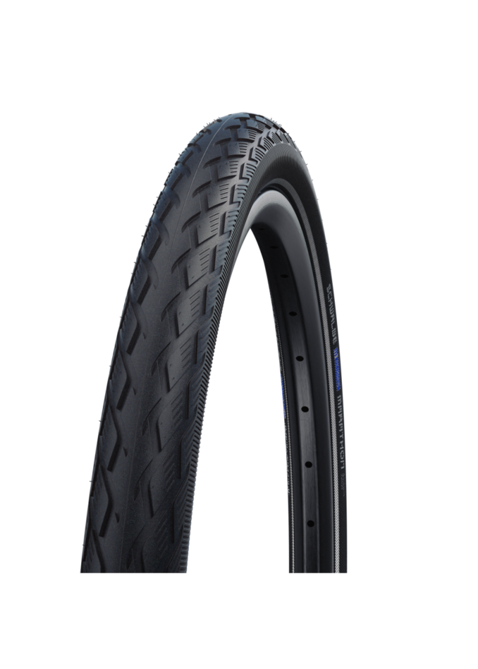Schwalbe Marathon Tire 700 x 38C Black w/Reflective Strip, GreenGuard, Addix Eco, Wire
