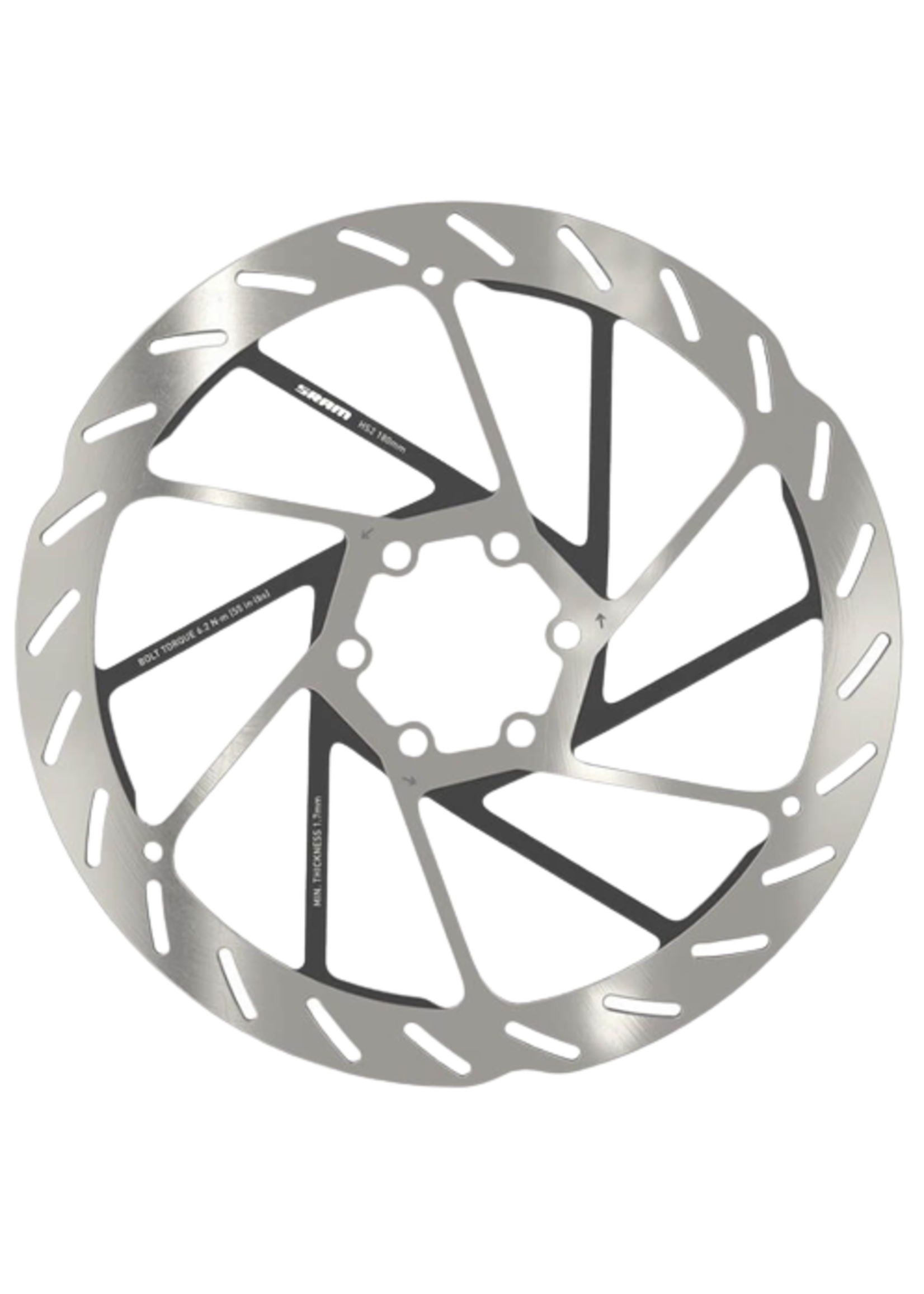 SRAM HS2 6-bolt, 180mm, ISO 6B