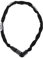 Abus Steel-O-Chain 5805C Chain with combination lock, 5mm x 110cm (5mm x 3.6'), Black