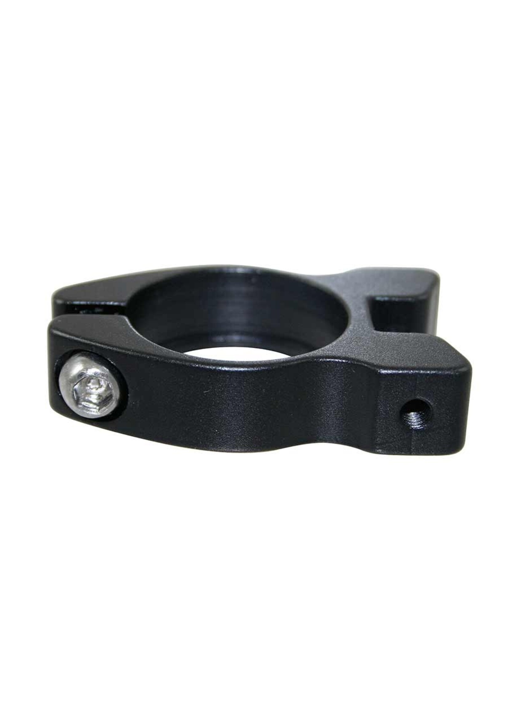 Evo Seatpost Clamp With Two M5 Threaded Eyelets, Black, 31.8mm