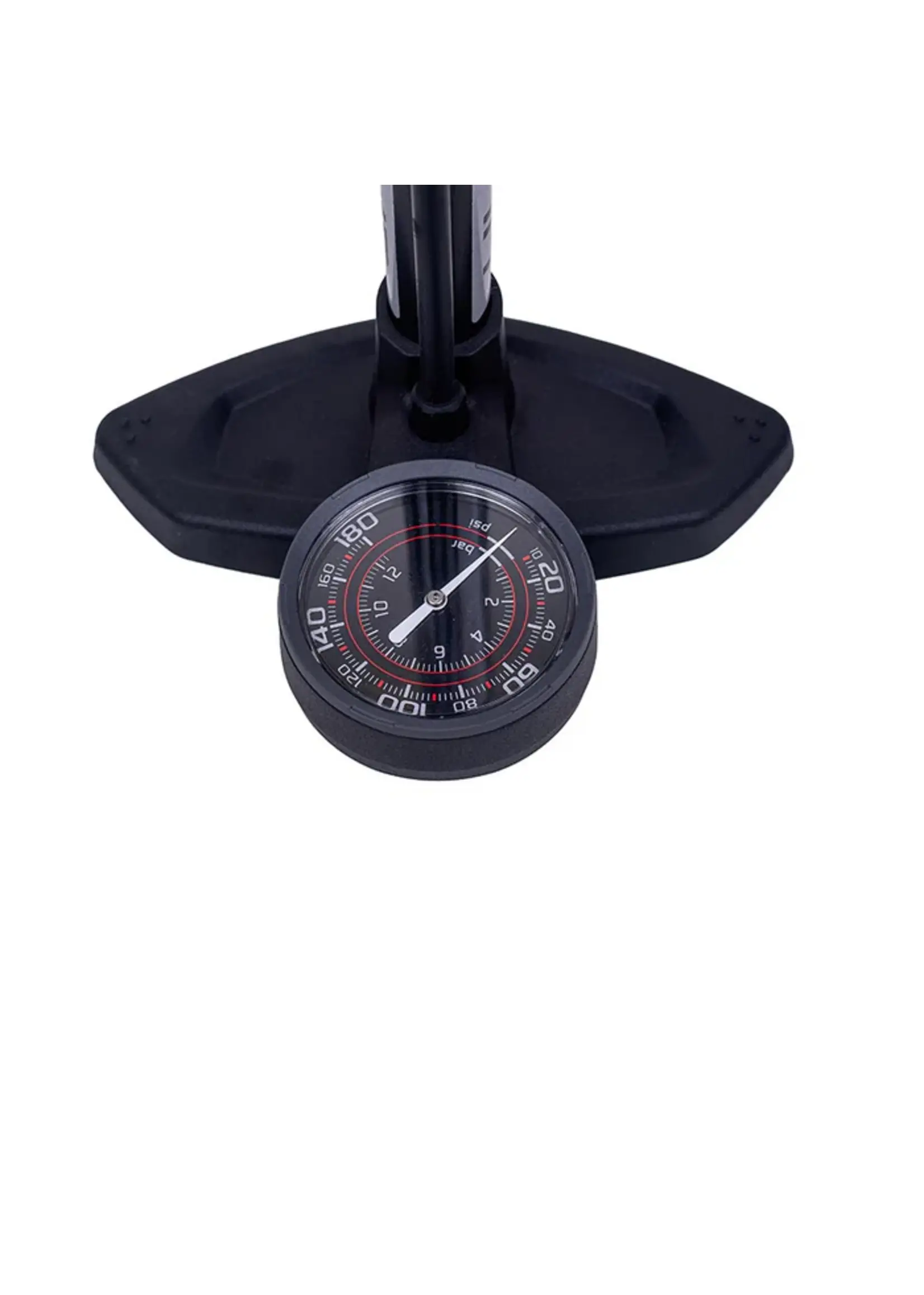 Evo Hurricane Comp, Floor Pump, SmartHead, 180psi, Black/Silver