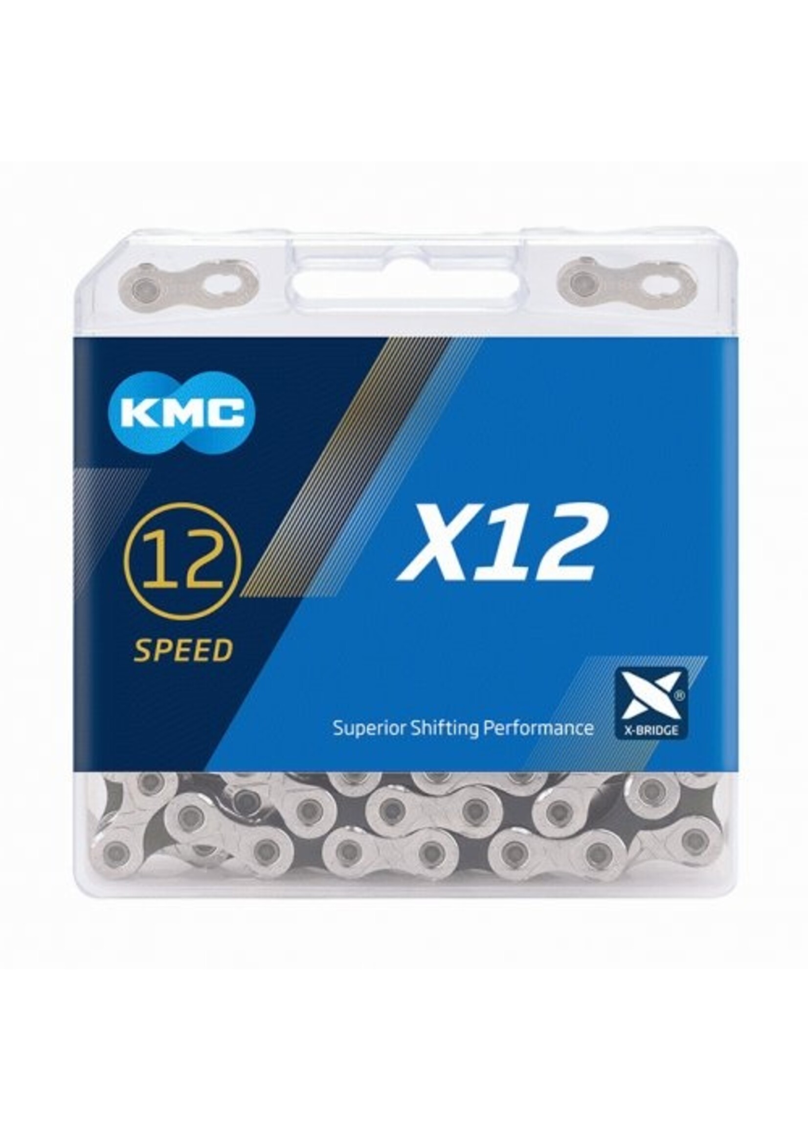 KMC X12, Chain, Speed: 12, 5.2mm, Links: 126, Silver
