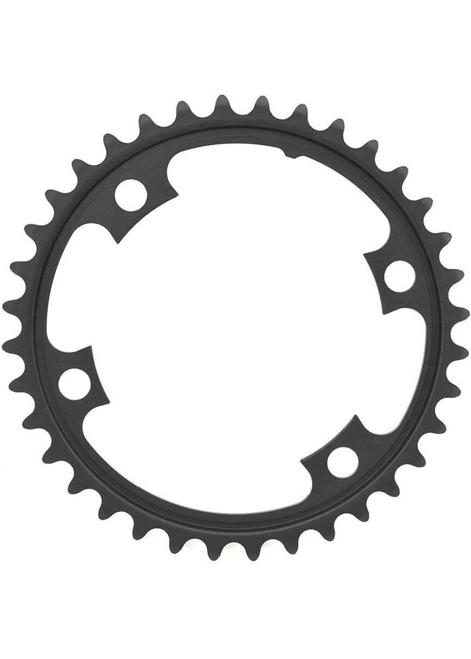 Shimano S34T, 11sp, BCD: 110mm, 4 Bolt, Ultegra FC-6800, Inner Chainring, For MA for 50-34D, Aluminum, Grey