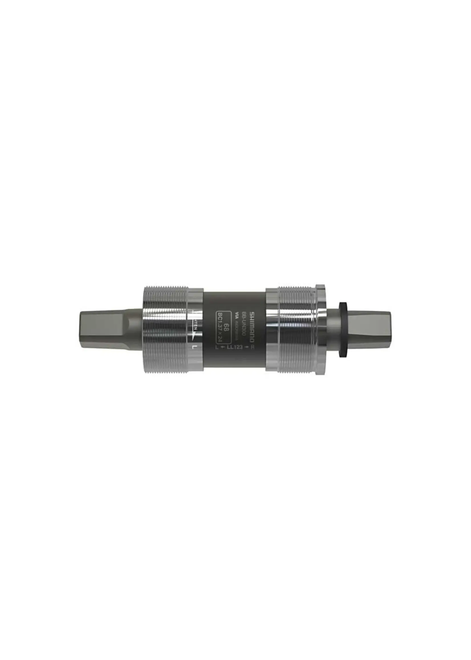 Shimano BB-UN300 D-NL, Square Taper BB, British, 73mm, : 122.5mm, Silver