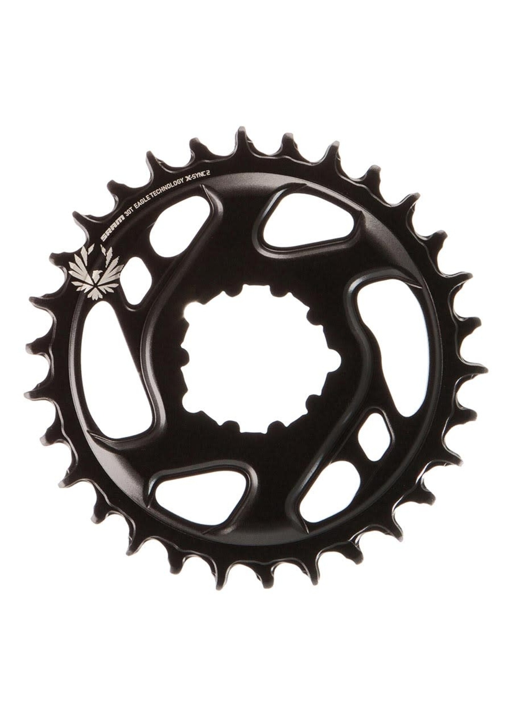 SRAM 12SP X-Sync 2, 30T Chainring, 12sp, BCD: Direct Mount, 3mm offset, Aluminum, Black