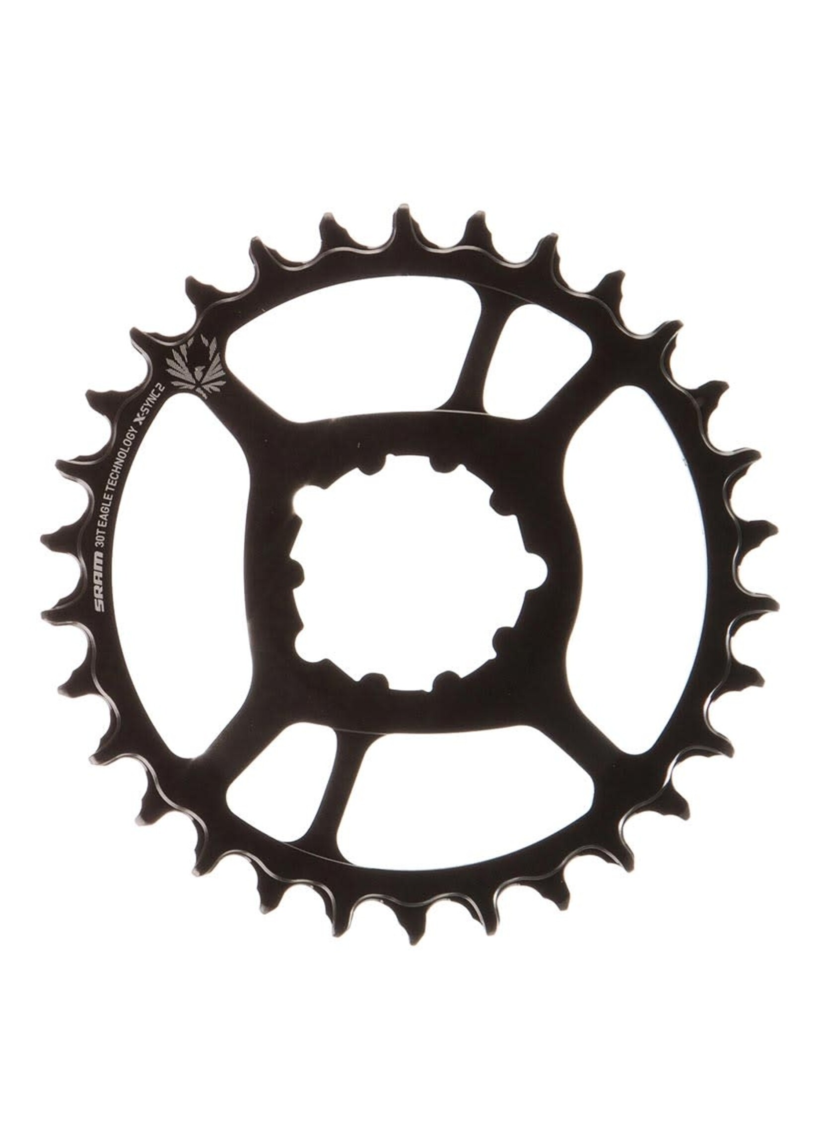 SRAM  X-SYNC 2 Steel 3mm, Chainring, Teeth: 30, Speed: 11/12, BCD: Direct Mount, Single, Steel, Black