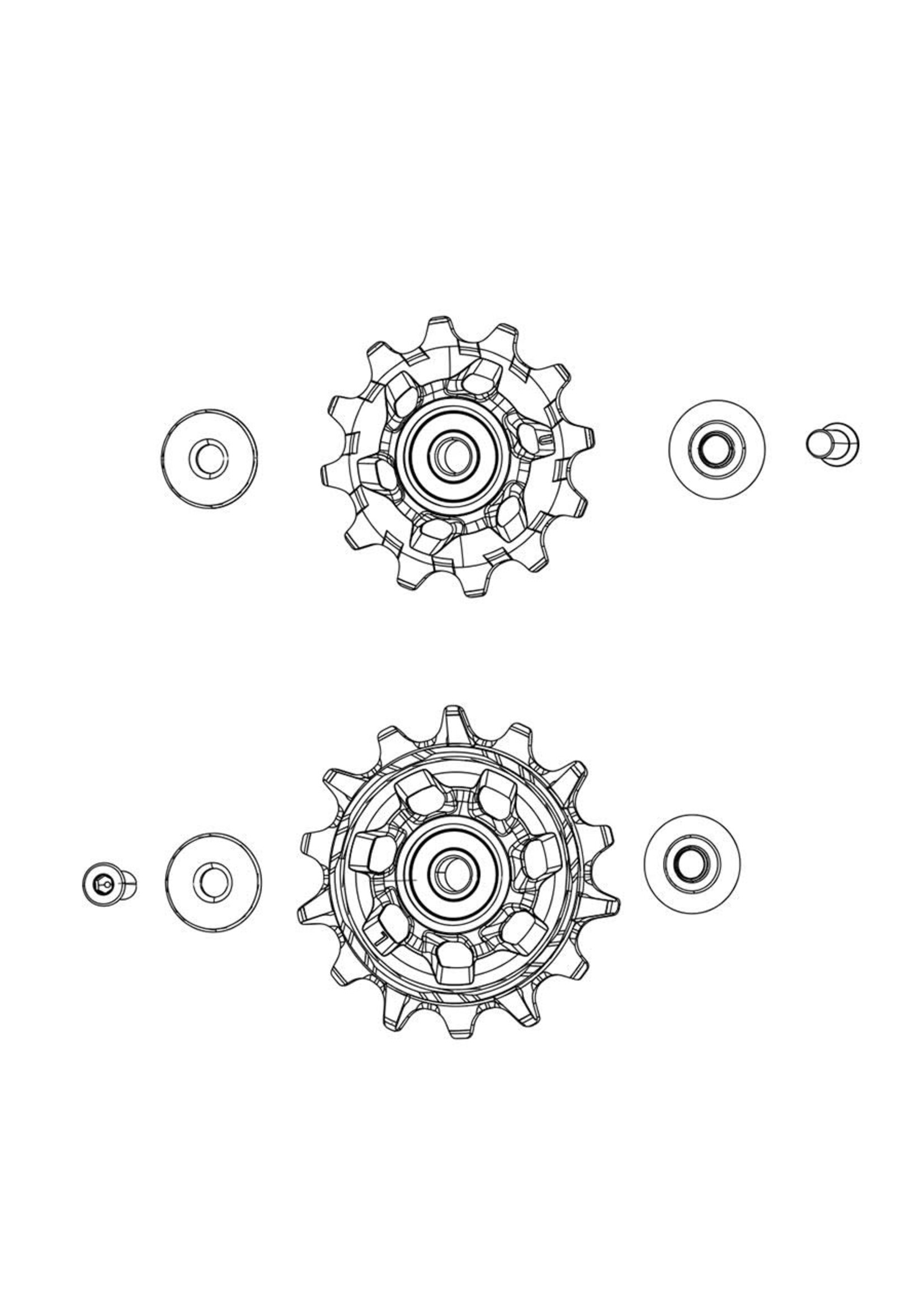 SRAM GX Eagle AXS Pulley Kit, GX Eagle AXS, Kit