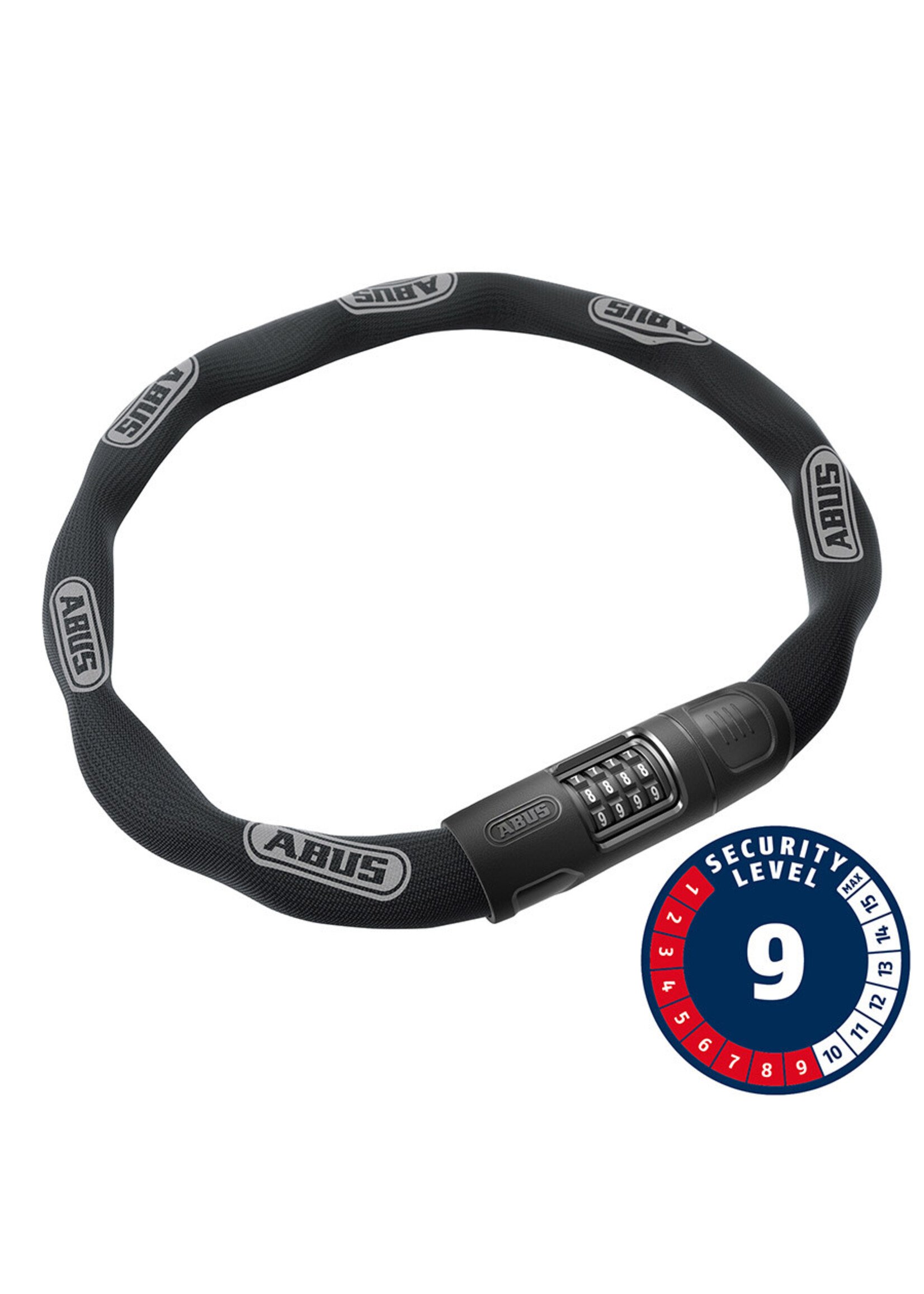 Abus  8808C, Chain Lock, Combination, 8mm, 110cm, Black