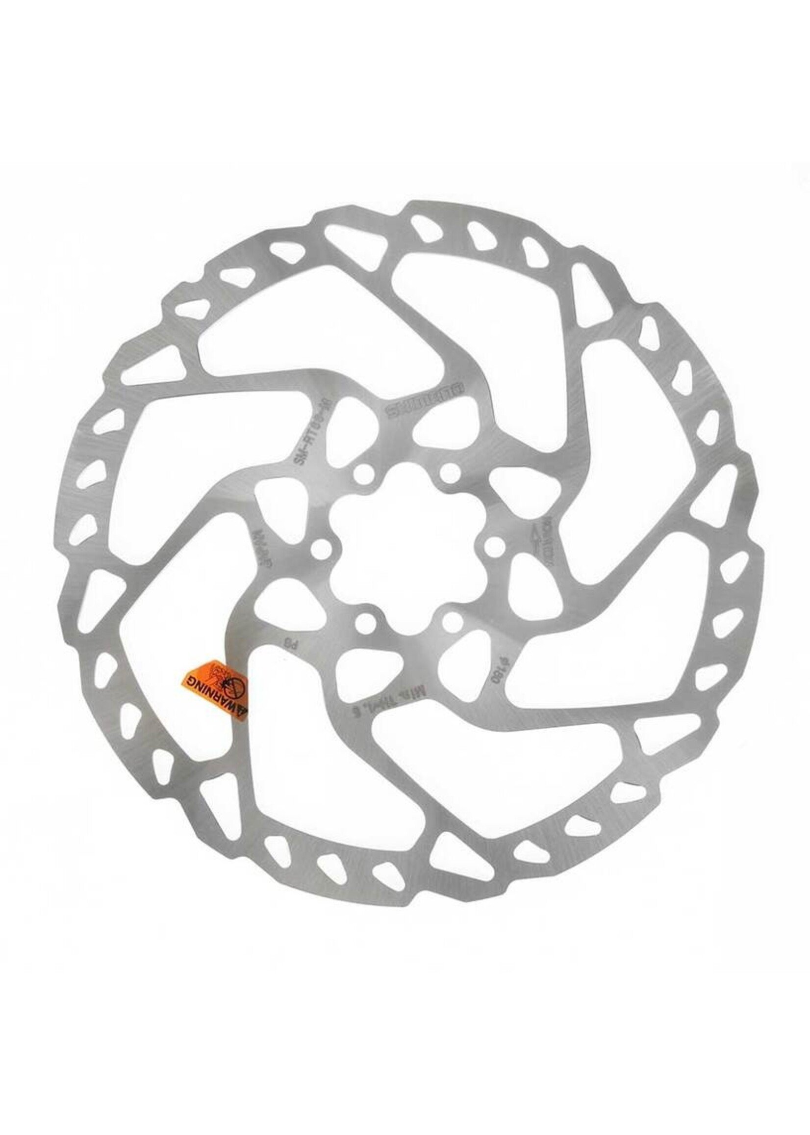 Shimano ROTOR FOR DISC BRAKE, SM-RT66, M 180MM, 6-BOLT TYPE ONE