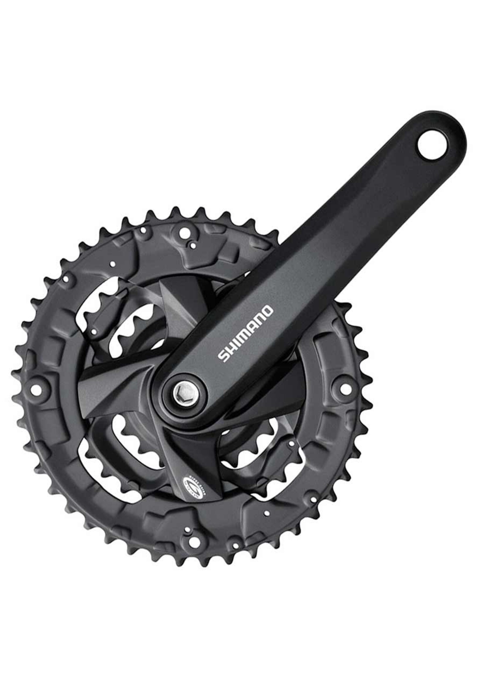 Shimano Shimano, FC-M371, Crankset, 9 sp., 170mm, 22/32/44T, Square, 50mm, Black