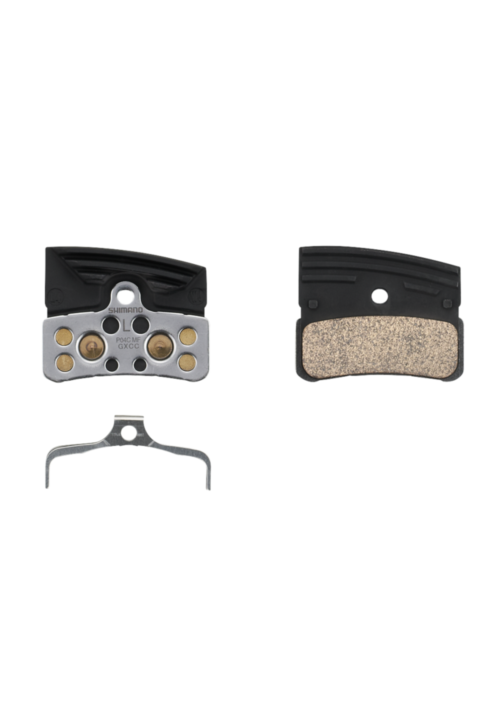 Shimano P-Type, Disc Brake Pads, Shape: Shimano P-Type, Metallic, IBPP04CMFA