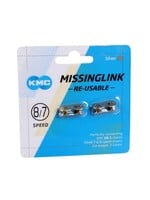 KMC MissingLink, 6/7/8 Speed, 7.1mm, Reusable, 2pcs