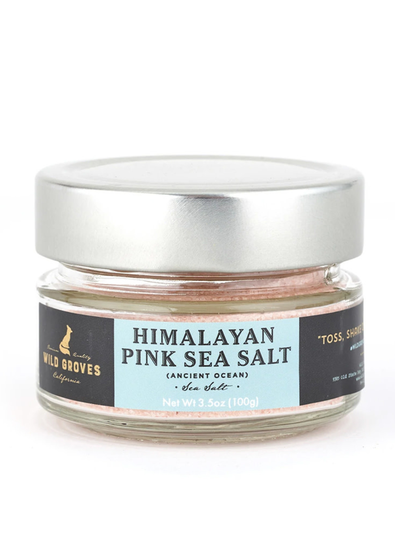 Wild Groves Himalayan Pink Sea Salt | Wild Groves Brand | 3.5oz