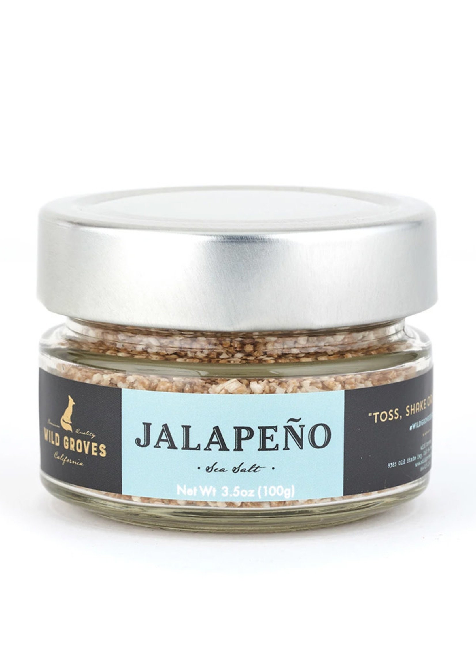 Wild Groves Jalapeno Sea Salt | Wild Groves Brand | 3.5 oz