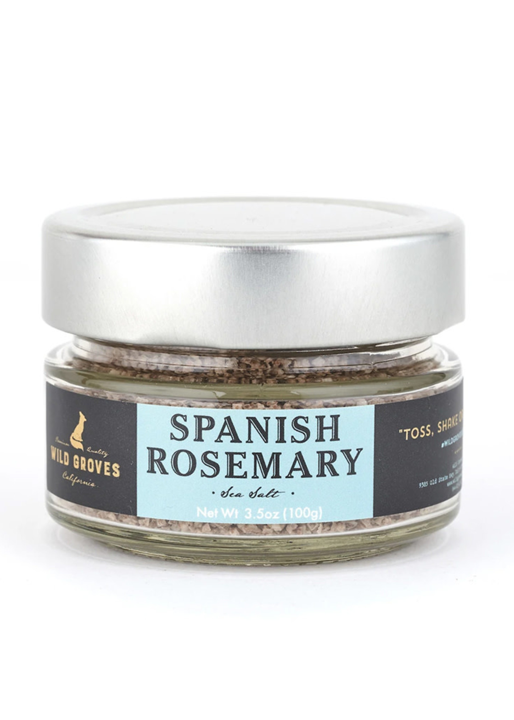 Wild Groves Rosemary Sea Salt | Wild Groves Brand | 3.5 oz