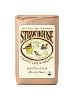 Strawhouse Strawhouse Organic Roaster Swiss Water Decaf Morning Blend Whole Bean 1lb