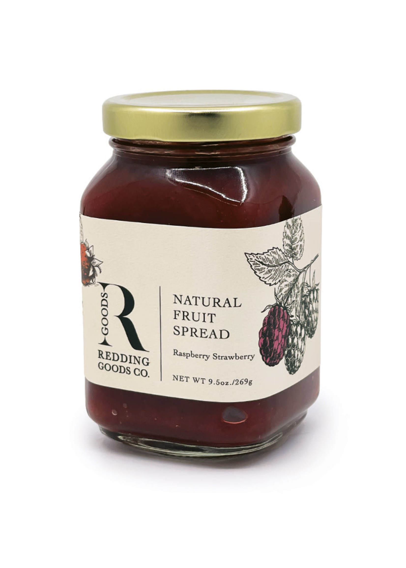 Redding Goods Co. Redding Goods Co. Natural Fruit Spread Raspberry Strawberry 9.5oz