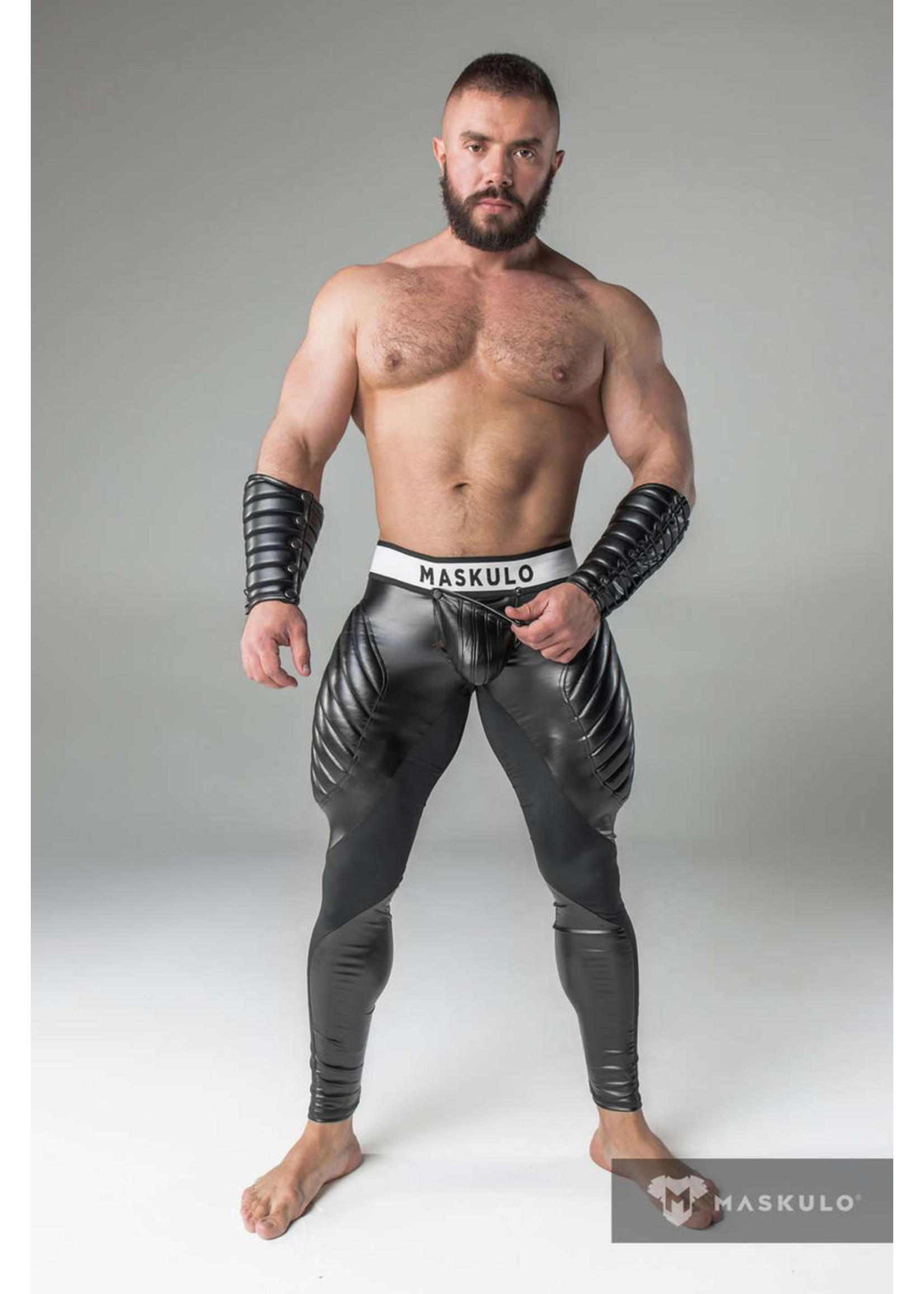 Maskulo/Outtox Maskulo Armored Leggings Codpiece  Zipped Rear