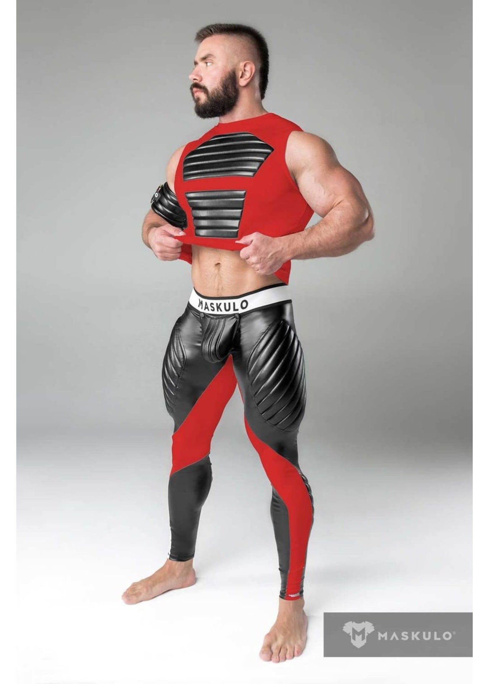 Maskulo/Outtox Maskulo Armored Leggings Codpiece  Zipped Rear