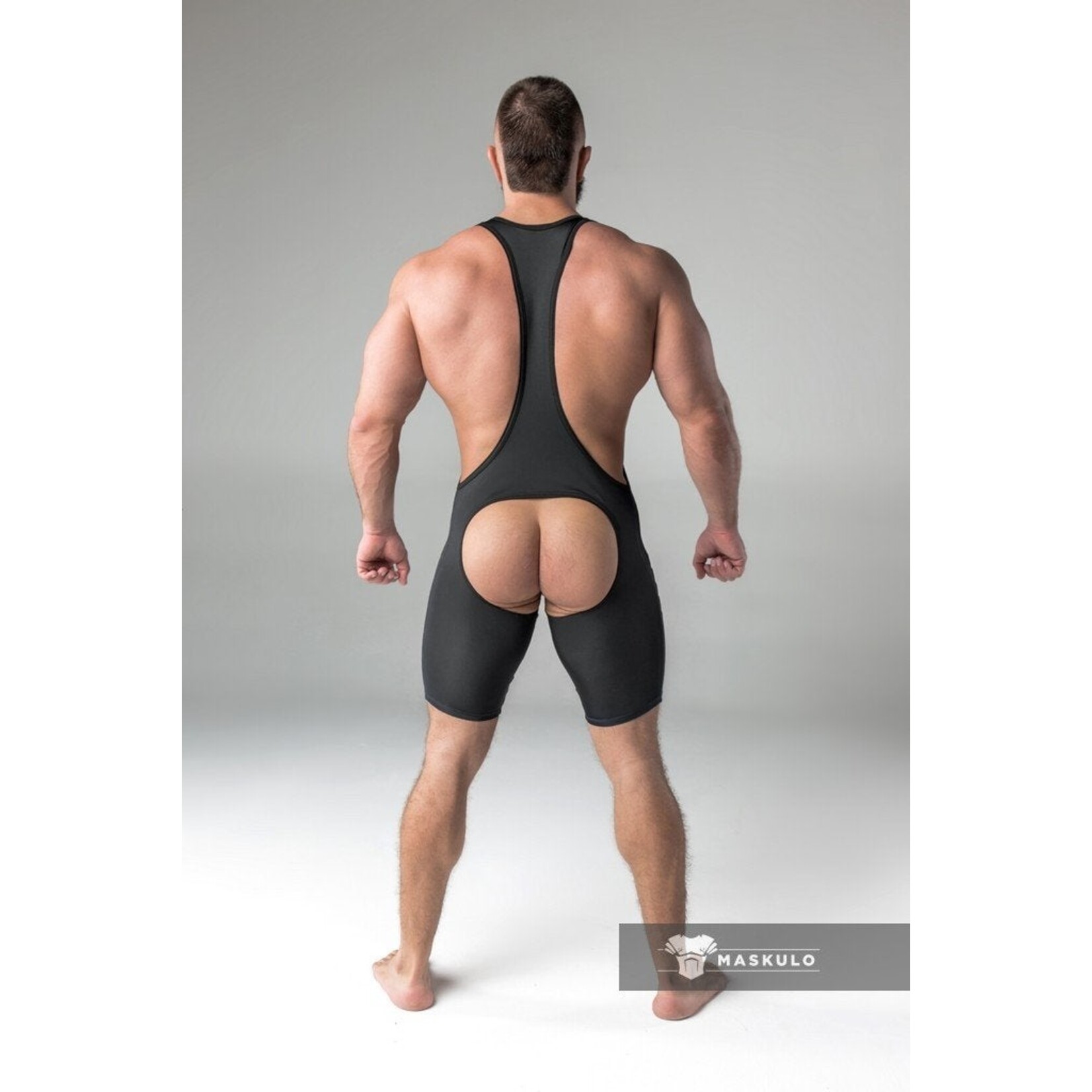 Maskulo/Outtox Maskulo Armored Wrestling Singlet - codpiece