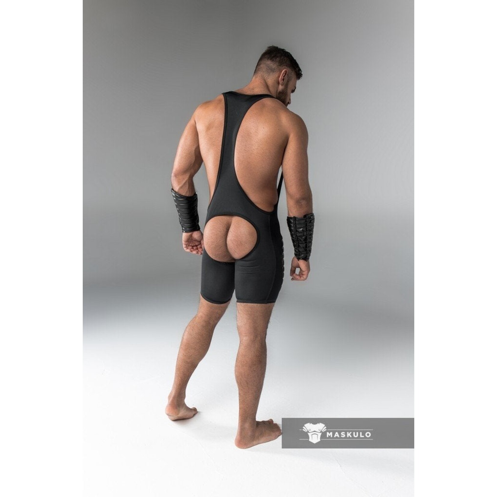 Maskulo/Outtox Maskulo Armored Wrestling Singlet - codpiece