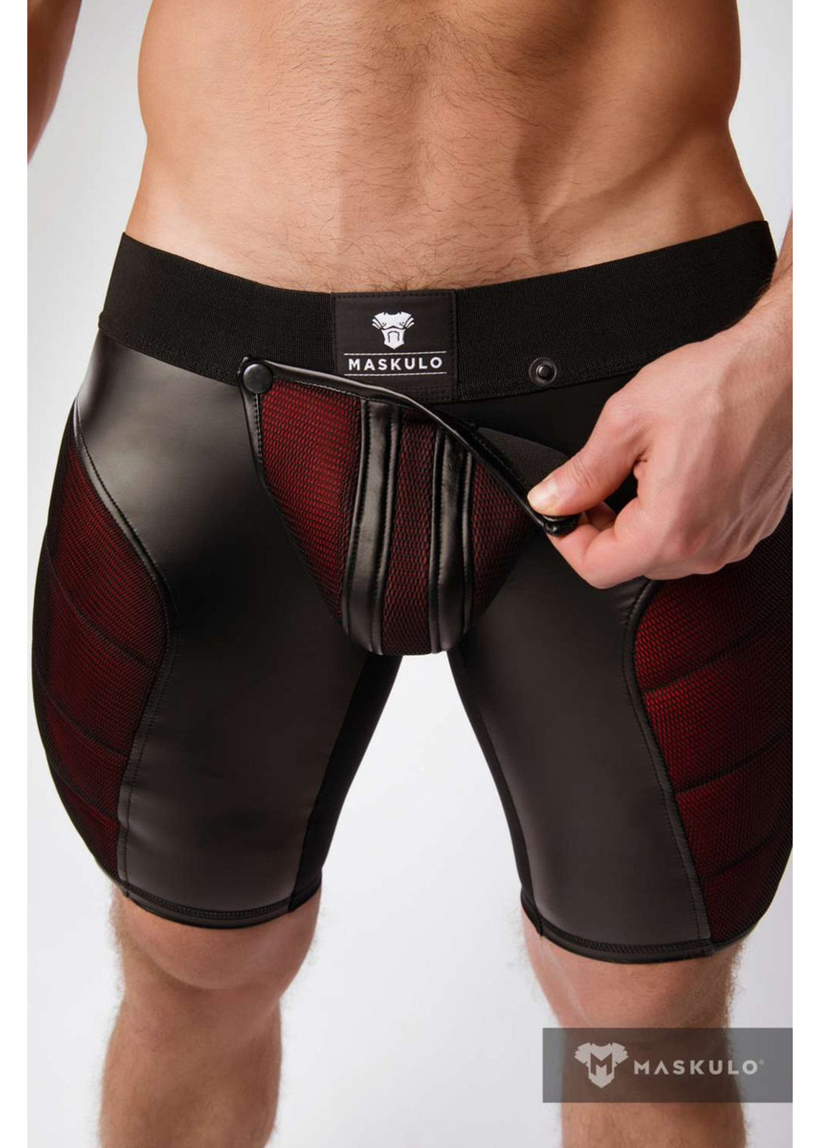 Maskulo/Outtox Maskulo Armored Zipped Cycling Shorts