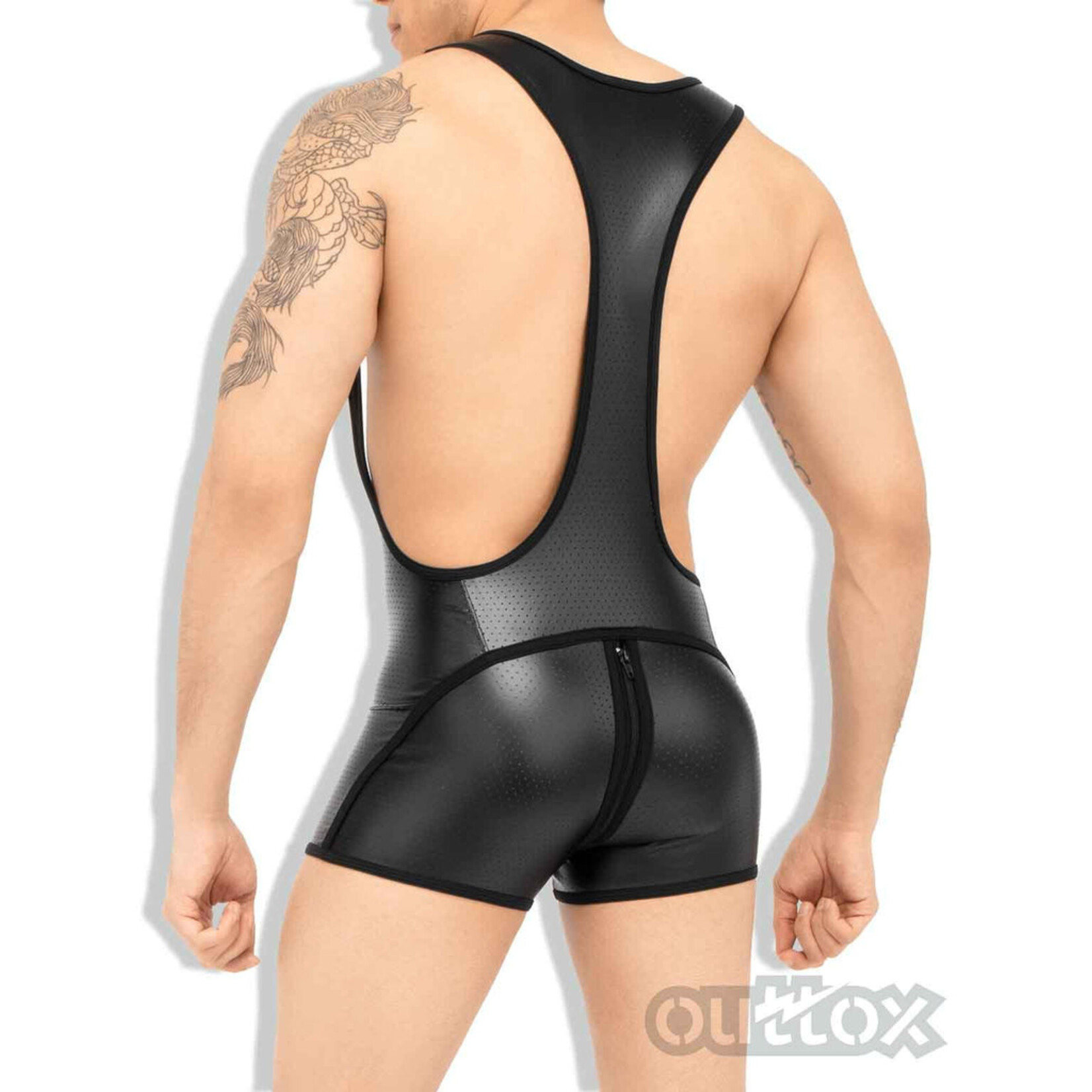 Maskulo/Outtox Outtox Zippered Rear Wrestling Singlet