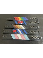 P & C Creations P&C Leather Wrist Bands - Flag Series