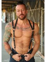 Mr. S Leather Mr. S Leather - Double Strap Leather Suspender Harness - Black